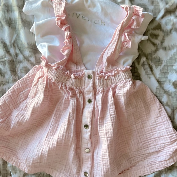 Pink two-piece Givenchy dress